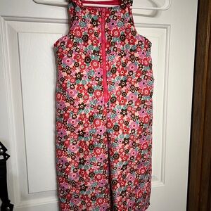 OshKosh B'gosh Pink Floral Kids snow bibs